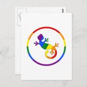 Carte Postale Gay & Lesbian Pride (Devant / Derrière)