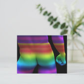 Carte Postale Gay Love Rainbow (Debout devant)