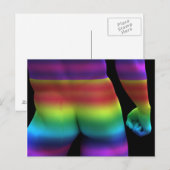 Carte Postale Gay Love Rainbow (Devant / Derrière)