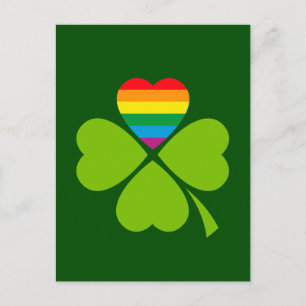 Carte Postale Gay Lucky Clover