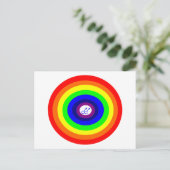 Carte postale Gay Men Round Rainbow (Debout devant)