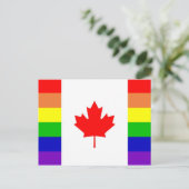 Carte Postale Gay pride canadien (Debout devant)