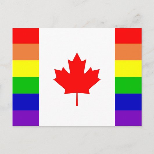 Carte Postale Gay pride canadien (Devant)