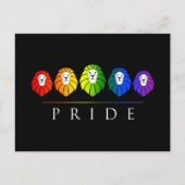 Carte Postale Gay pride des Lions - LGBT (Devant)
