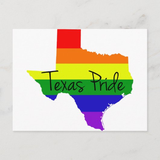 Carte Postale Gay pride du Texas (Devant)
