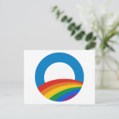 Carte Postale Gay pride Obama (Debout devant)