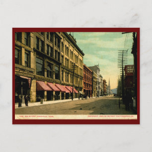 Carte Postale Gay St., Knoxville, Tennessee 1903 Vintage