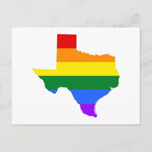 Carte Postale Gay | Texas Rainbow (Devant)