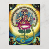 Carte Postale Gayatri Mantra (personnification en tant que déess (Devant)