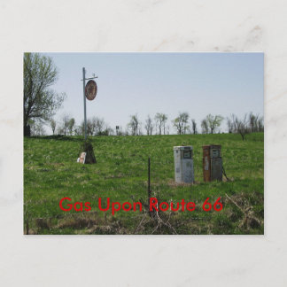 Carte Postale Gaz Sur La Route 66