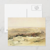 Carte Postale Gaza, planche du Volume II de 'La Terre Sainte' (Devant / Derrière)