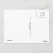 Carte Postale Gazania rose (Dos)
