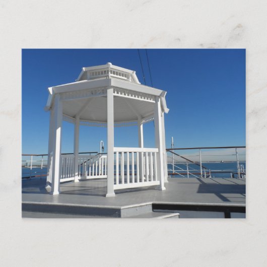 Carte Postale Gazebo blanc (Devant)