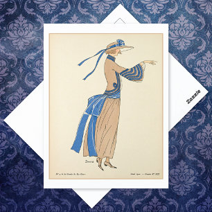 Carte Postale Gazette Bon Ton Soeurs Mode Française