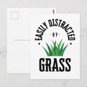 Carte Postale gazon drôle (Devant / Derrière)