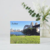 Carte Postale gazon du port de sydney (Debout devant)