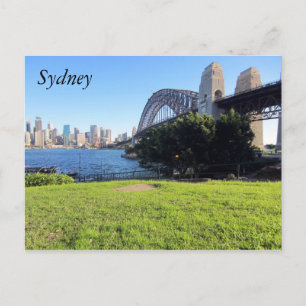 Carte Postale gazon du port de sydney