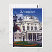 Carte Postale gazon du théâtre de bratislava (Devant / Derrière)