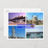 Carte Postale GB Royaume-Uni - Angleterre - Brighton - (Devant / Derrière)