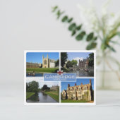 Carte Postale GB Royaume-Uni - Angleterre - Cambridge - (Debout devant)