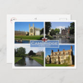 Carte Postale GB Royaume-Uni - Angleterre - Cambridge - (Devant / Derrière)