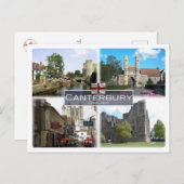 Carte Postale GB Royaume-Uni - Angleterre - Canterbury (Devant / Derrière)