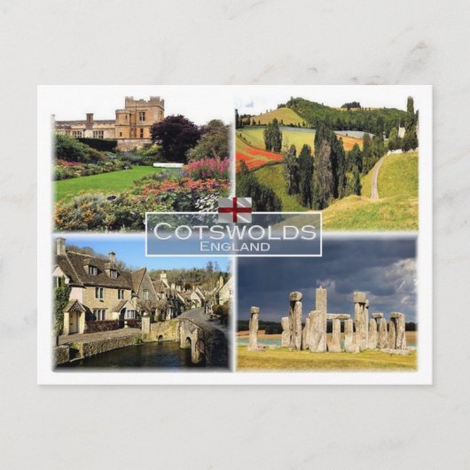 Carte Postale GB Royaume-Uni - Angleterre - Cotswolds (Devant)