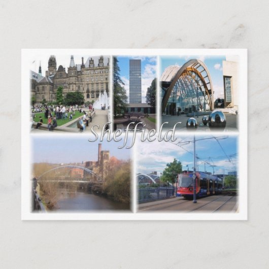 Carte Postale GB Royaume-Uni - Angleterre - Sheffield (Devant)