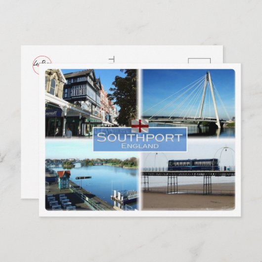 Carte Postale GB Royaume-Uni - Angleterre - Southport (Devant / Derrière)