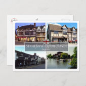 Carte Postale GB Royaume-Uni - Angleterre - Stratford-Upon-Avon (Devant / Derrière)