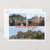 Carte Postale GB Royaume-Uni - Ecosse - Edimbourg - (Devant / Derrière)