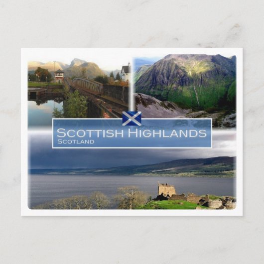 Carte Postale GB Royaume-Uni - Ecosse - Highlands écossais (Devant)