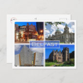 Carte Postale GB Royaume-Uni - Irlande du Nord - Belfast - (Devant / Derrière)