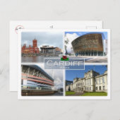 Carte Postale GB Royaume-Uni - Pays de Galles - Cardiff - (Devant / Derrière)