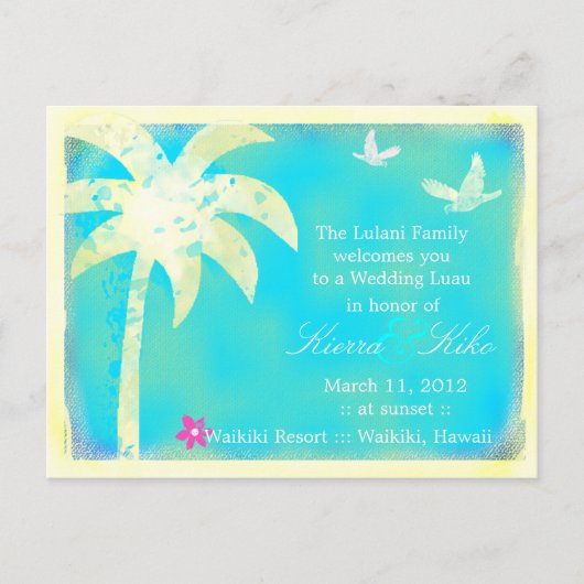 Carte Postale GC | Invitation Paradis Trouvé (Devant)