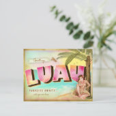 CARTE POSTALE GC LUAU POSTCARD (Debout devant)