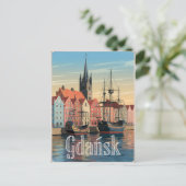 Carte Postale Gdansk Pologne vintage (Debout devant)