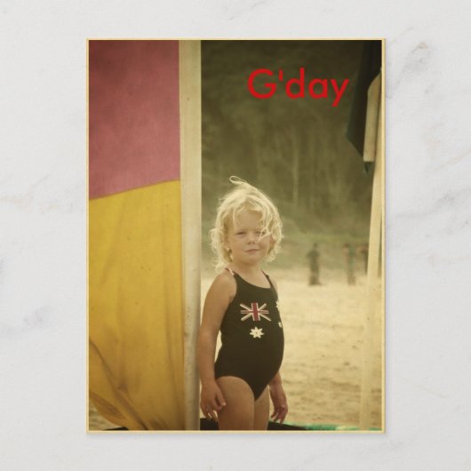 Carte Postale G'day (Devant)