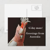 Carte Postale Gday mate ! salutations d'Australie (Devant / Derrière)