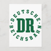 Carte Postale GDR / DDR Railway - Deutsche Reichsbahn Sign (Devant)