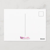Carte Postale Geai à ailes de sarcelle à touffe blanche oiseau d (Dos)