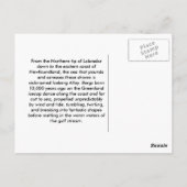 Carte Postale Géant congelé (Dos)