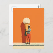 Carte Postale Géant Crème de glace délice (Devant / Derrière)