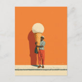 Carte Postale Géant Crème de glace délice (Devant)