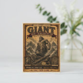 Carte Postale Géant, Monstre de Cirque Vintage (Debout devant)
