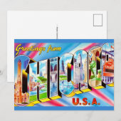Carte postale géante de Chicago 5x7 (Devant / Derrière)