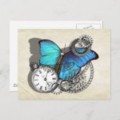 Carte Postale Gears victorien Steampunk (Devant / Derrière)