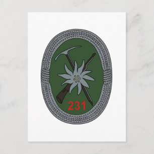Carte Postale Gebirgsjagerbataillon 231