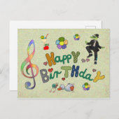 Carte Postale Geburtstags (Devant / Derrière)