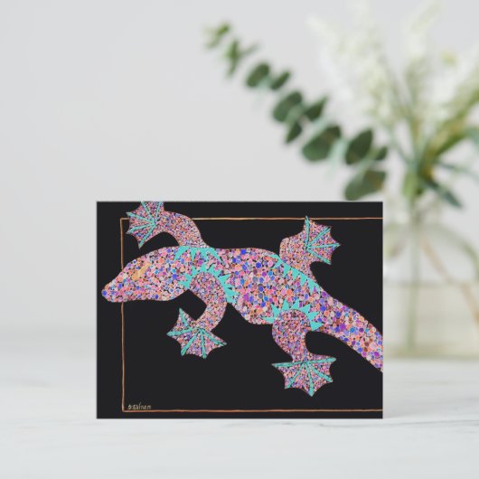 Carte postale Gecko Ghost (Debout devant)